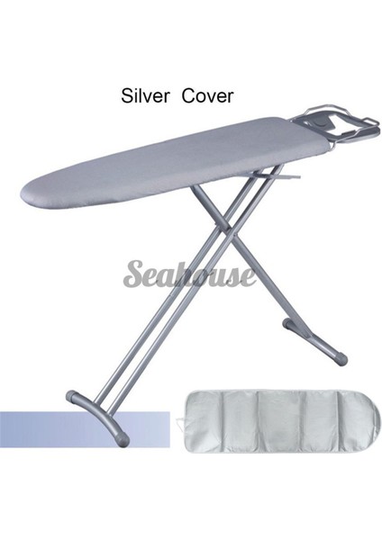 Boyutlu Evrensel Gümüş Kaplamalı Ütü Masası Kapağı Kalın Isıyı Yansıtan Kaymaz (Yurt Dışından)