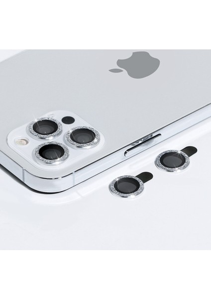 Apple iPhone 13 Mini 12 11 Pro Max Starry Diamond Parlak Kristal Rhinestone Glitter Bling Film Lens Cep Telefonu Arka Kamera Cam Koruyucu (Yurt Dışından) fırsatları