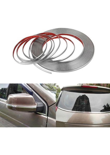 【hazır Stok Evrensel 6mm 15MM 18MM 22MM Araba Krom Şekillendirici Dekorasyon Kalıplama Trim Şerit (Yurt Dışından) modelleri