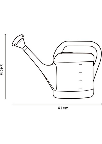 Uzun Nozullu Sulama Kabı ile Bahçe Sulama Kabı Plastik Kapasiteli (Yurt Dışından) modelleri
