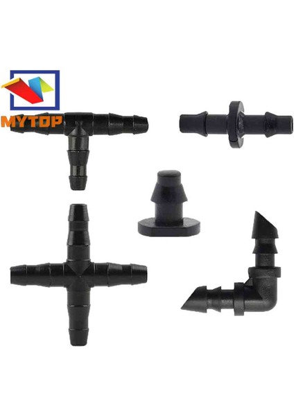 200 Adet Bahçe Damla Sulama Konnektörleri Sulama Bağlantı Parçaları Kiti Için 4/7 Hortum (Yurt Dışından) fiyatları