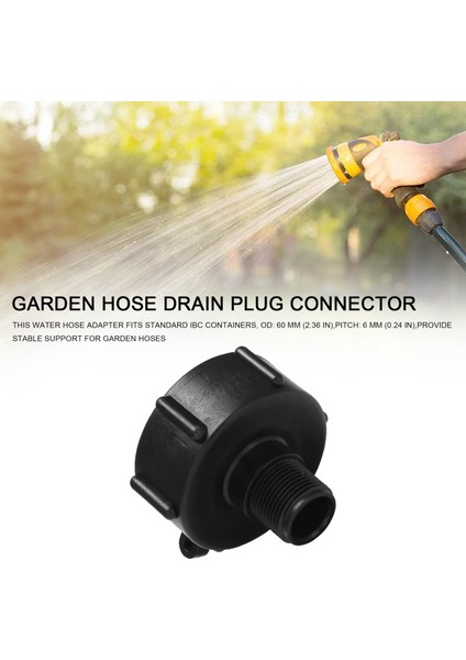 275 330 Ibc Tote Adaptör Su Hortumu Erkek Adaptör Hortum Konnektörü (Yurt Dışından) fiyatları