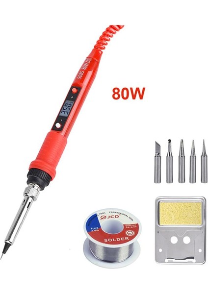 Jcd Elektrikli Havya 80 W Ayarlanabilir Sıcaklık LCD Kaynak Aracı Seramik Isıtıcı Havya Kafa Kaynak Onarım Araçları (Yurt Dışından) modelleri