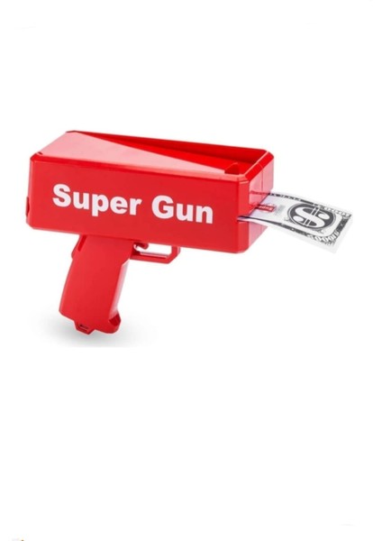 Zens Shop Super Money Gun Para Saçma Tabancası - Kırmızı