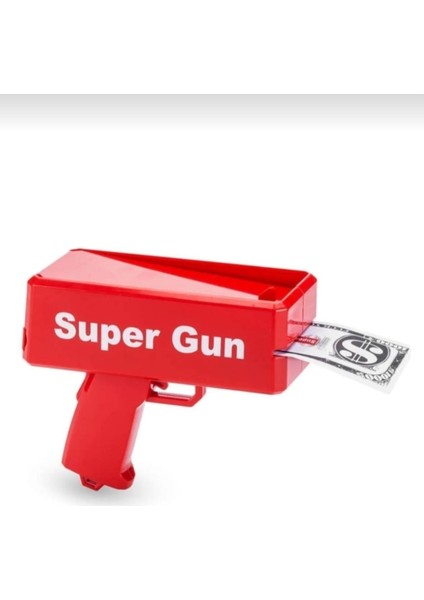 Zens Shop Super Money Gun Para Saçma Tabancası - Kırmızı