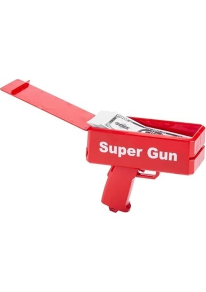 Zens Shop Super Money Gun Para Saçma Tabancası - Kırmızı