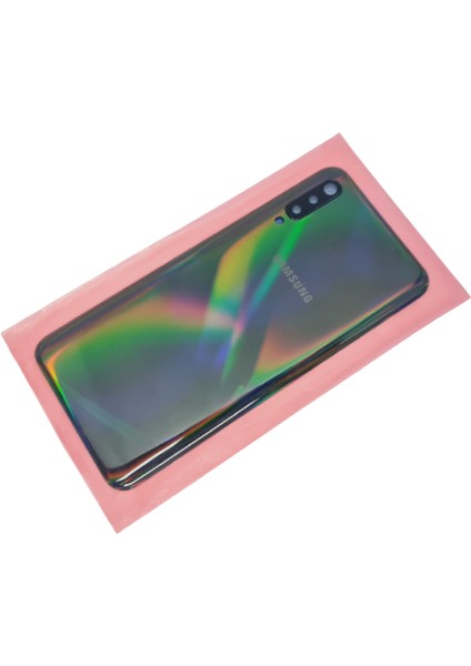 Samsung Galaxy A50 A505 Arka Pil Batarya Kapağı (Full Lensli) Siyah