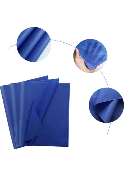 Roco Paper Pelur Kağıt - Koyu Mavi 17 Gr/m. 50*70 cm - 25'li Paket