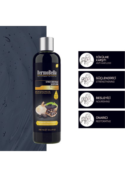 Siyah Sarımsaklı Şampuan 700 ml fiyatları