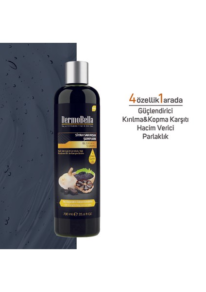 Siyah Sarımsaklı Şampuan 700 ml indirimleri