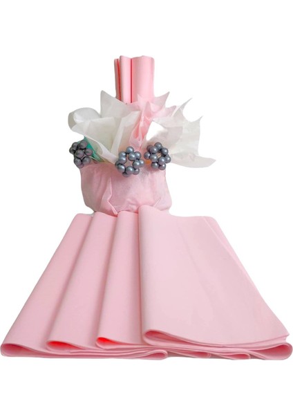 Roco Paper Pelur Kağıt - Pembe 17 Gr/m. 50*70 cm - 25'li Paket