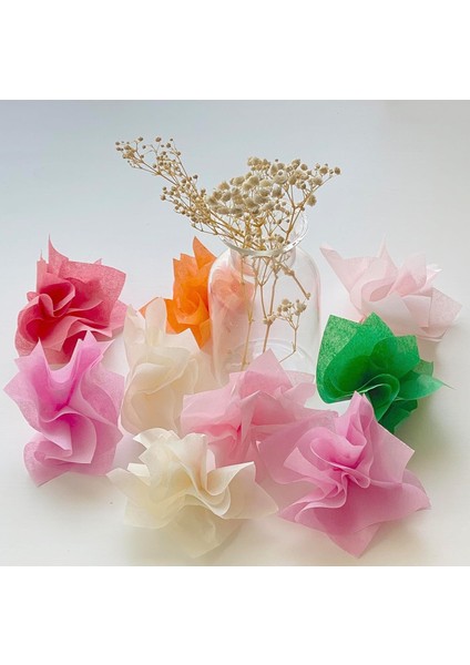 Roco Paper Pelur Kağıt - Pembe 17 Gr/m. 50*70 cm - 25'li Paket