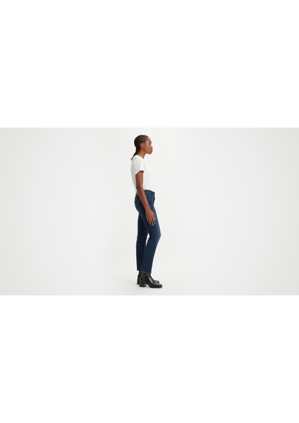 724™ High Rise Straight Kadın Jean Pantolon - Blue Swell