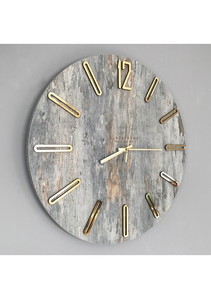 - New Modern Style - Lidya & Gold- 45CM Duvar Saati
