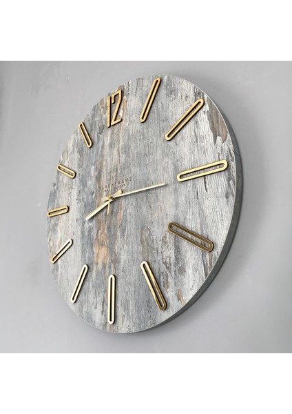 - New Modern Style - Lidya & Gold- 45CM Duvar Saati