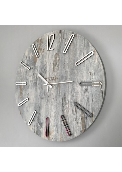 - New Modern Style - Lidya & Gümüş - 45CM Duvar Saati