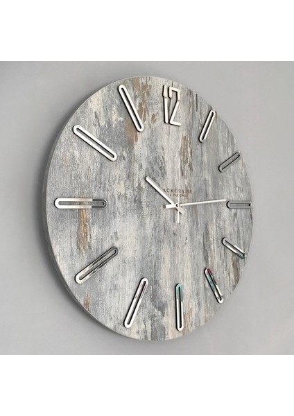 - New Modern Style - Lidya & Gümüş - 45CM Duvar Saati