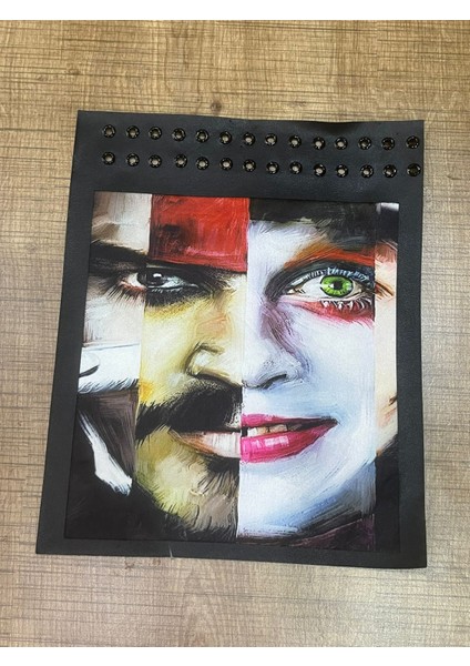 26X21 cm Renkli Surat Arma Yama Deri Aplike Dikiş Aksesuarı