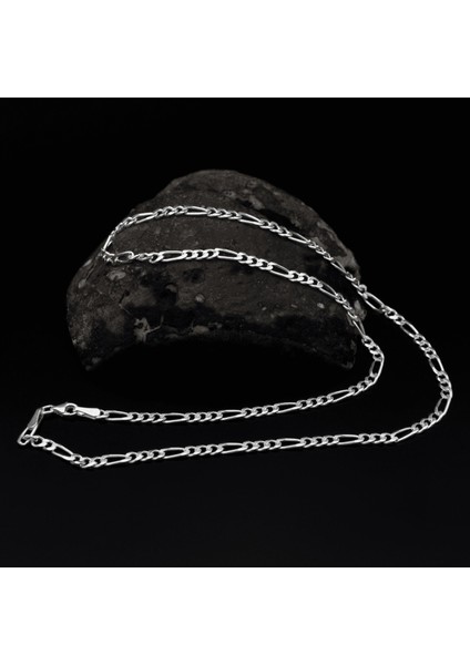 Gümüş Figaro Zincir 925 Ayar Gümüş 3.5 mm fiyatları