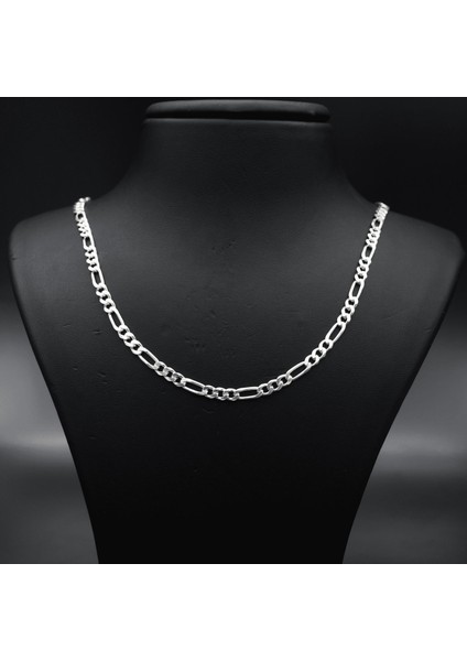 Gümüş Figaro Zincir 925 Ayar Gümüş 3.5 mm modelleri