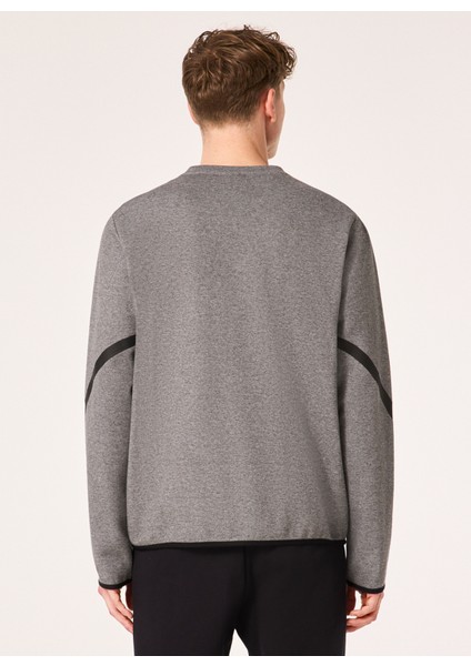 Gri Erkek Bisiklet Yaka Baskılı Sweatshirt FOA404798 Roam Commuter Rc Crew Swe fiyatları