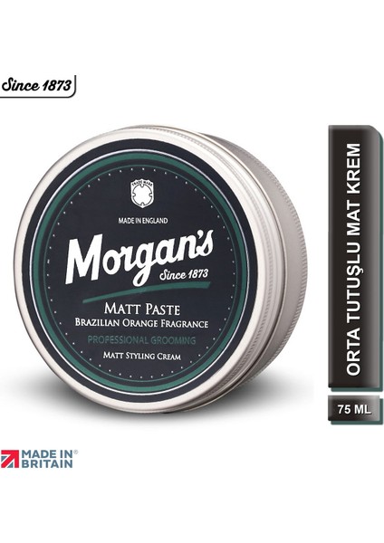 Matt Paste Brazilian Orange - Mat Görünümlü Orta Tutuşlu Saç Şekillendirme Kremi 75 ml