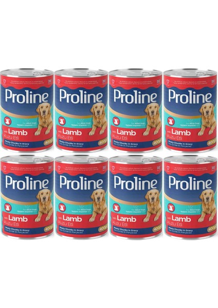 Pro Line Proline Kuzu Etli Yetişkin Köpek Konservesi 400 gr