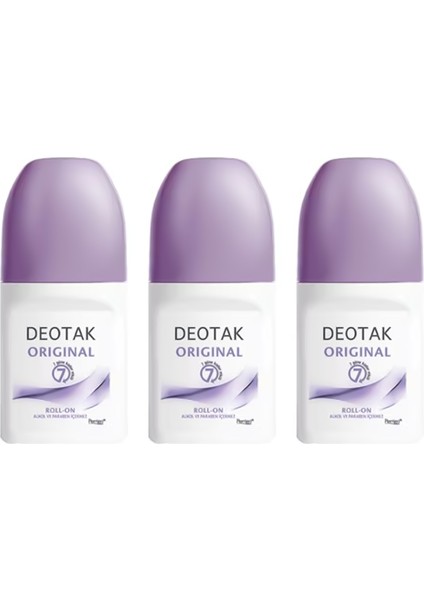 Original Women Roll-On Deodorant 35 ml x 3 Adet