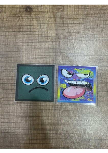 7x5 cm 2 Adet Şeffaf Naylon Smile Suratlar Arma Yama Aplike Dikiş Aksesuarı