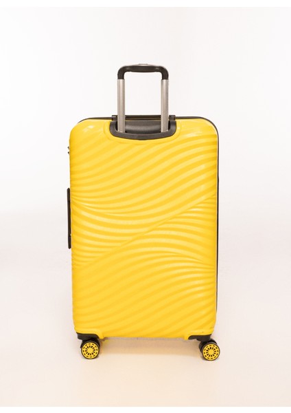 Nasa U.s Sarı Unisex Büyük Boy Çekçekli Sert Valiz Sahara modelleri