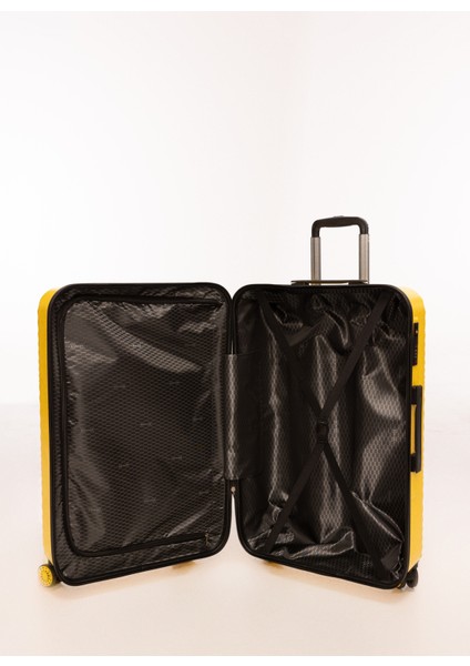 Nasa U.s Sarı Unisex Büyük Boy Çekçekli Sert Valiz Sahara indirimleri