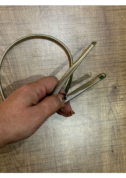 67X1 cm Lastikli Metal Kemer Aksesuarı Giyim Aksesuarı Şerit