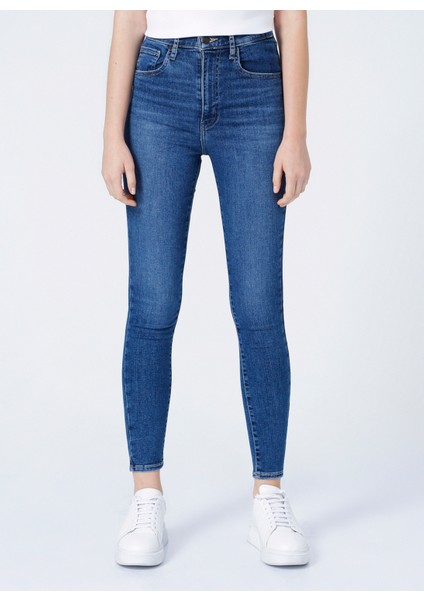 Mile High Super Skinny Kadın Jean Pantolon - Venice For Real - Dark Indigo