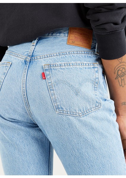 501® Levi's® Original Kadın Jean Pantolon - Luxor Last - Light Blue modelleri
