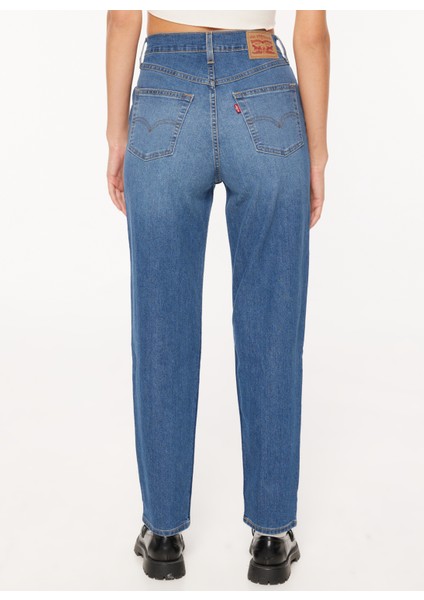 Levi's Mavi Kadın Yüksek Belli Mom Fit Denim Pantolon A7091-0000