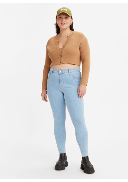 Levi's Açık Mavi Kadın Yüksek Belli Super Skinny Denim Pantolon 720 Hırıse Super Skınny Ontarıo Noı