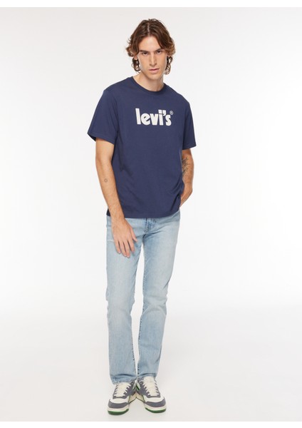 Levi's Bisiklet Yaka Mavi Erkek T-Shirt A2082-0095 fiyatları