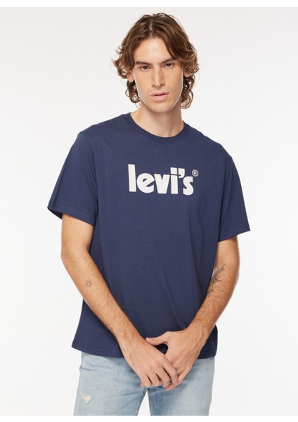 Levi's Bisiklet Yaka Mavi Erkek T-Shirt A2082-0095 modelleri