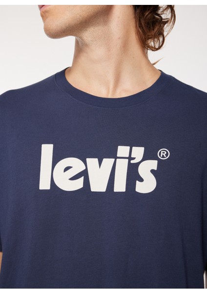 Levi's Bisiklet Yaka Mavi Erkek T-Shirt A2082-0095 fırsatları