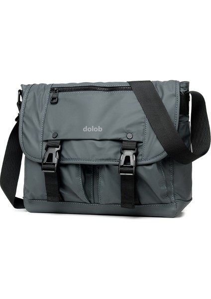Oxford Kumaş Erkek Sırt Yatay Stil Retro Askılı Erkek Omuz Crossbody Kanvas Naylon Kumaş Erkek Çanta (Yurt Dışından)