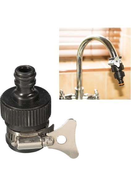Pcs Musluk Nipeli Evrensel Ortak Araba Yıkama Su Tabancası Bahçe Kelepçe Eklemi (Yurt Dışından)