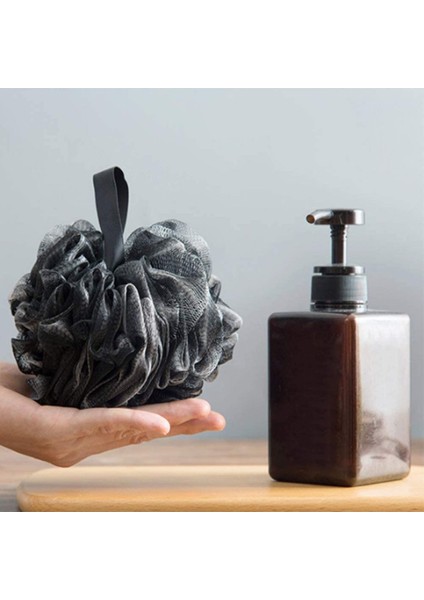 Banyo Duş Süngeri Ev Köpük Banyo Lif Kabağı Temizleme Fırçası Kadın Erkek Eksfoliye Edici Cilt Temizleme Cilt Yatıştırıcı (Yurt Dışından)