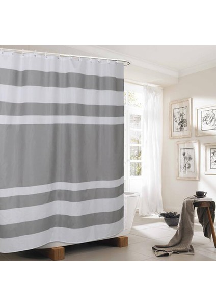 Duş Perdesi Şerit Baskı Su Geçirmez Çiy Geçirmez ve Otel Banyo Malzemeleri (Yurt Dışından) fırsatları