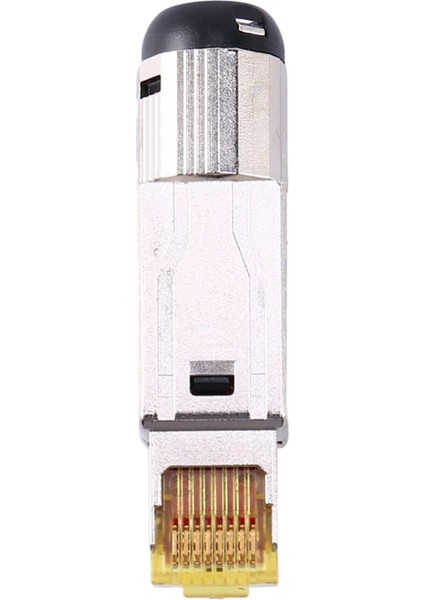 Aletsiz Korumalı RJ45 Sonlandırma Fişi Konnektörü CAT6A Sonlandırma Fişi Korumalı Metal Önyükleme Kırmızı (Yurt Dışından)