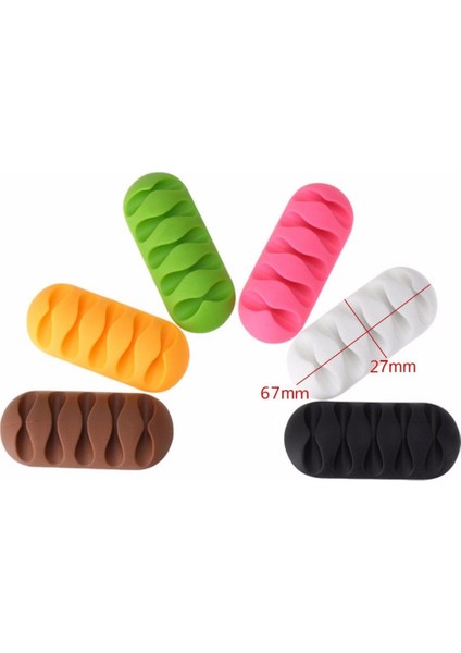 Kablo Makarası Organizatör Masaüstü Klip Kablo Yönetimi Kulaklık Tel Tutucu (Yurt Dışından) fiyatları