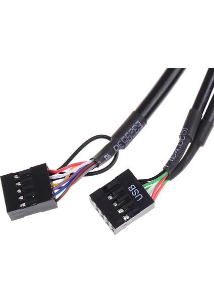 Adet Bilgisayar Ön Panel USB 2.0 Ses Bağlantı Noktası Kablosu Anakart Bağlantı Kablosu (Yurt Dışından)