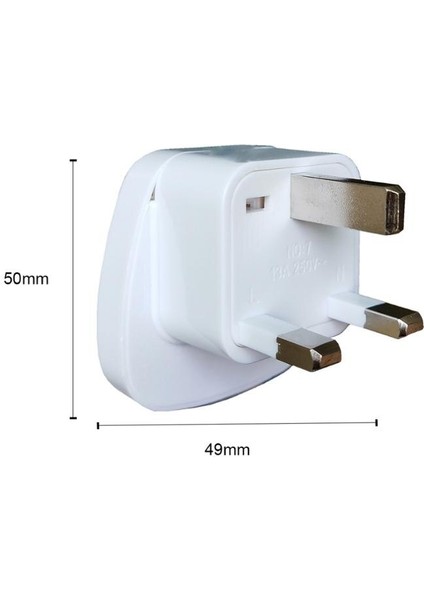 Pin Ingiltere Tak Dönüştürücü Seyahat Ac Güç Soketi Uluslararası Adaptör Ab Abd Au Elektrik Evrensel 13A 250V 3250W (Yurt Dışından) fiyatları