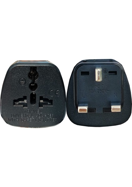 Pin Ingiltere Tak Dönüştürücü Seyahat Ac Güç Soketi Uluslararası Adaptör Ab Abd Au Elektrik Evrensel 13A 250V 3250W (Yurt Dışından) modelleri