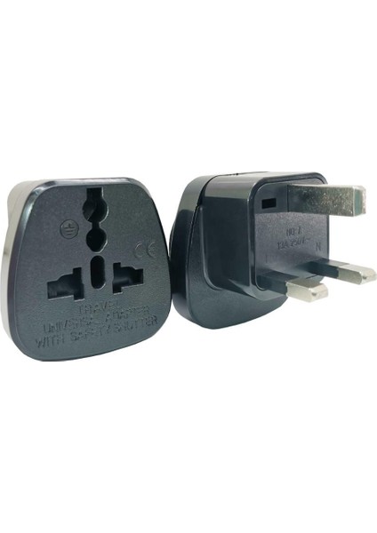 Pin Ingiltere Tak Dönüştürücü Seyahat Ac Güç Soketi Uluslararası Adaptör Ab Abd Au Elektrik Evrensel 13A 250V 3250W (Yurt Dışından) fırsatları