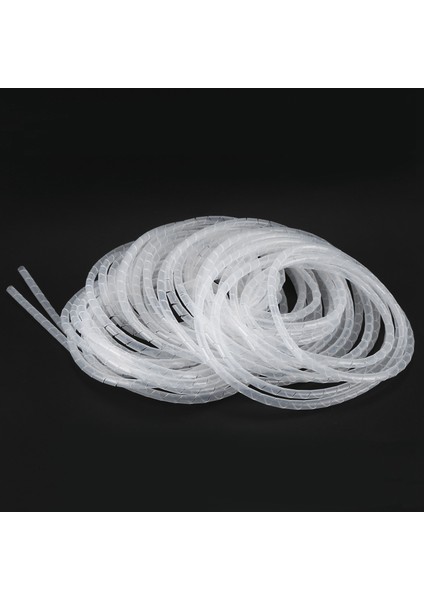 Kablo Tel Düzenleyici Yöneticisi Sarma Bandı 6mm Dia 15M Uzunluk Beyaz (Yurt Dışından) fırsatları